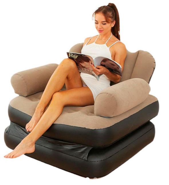 Miniatura 4 de SILLON PUFF INFLABLE 2 EN 1